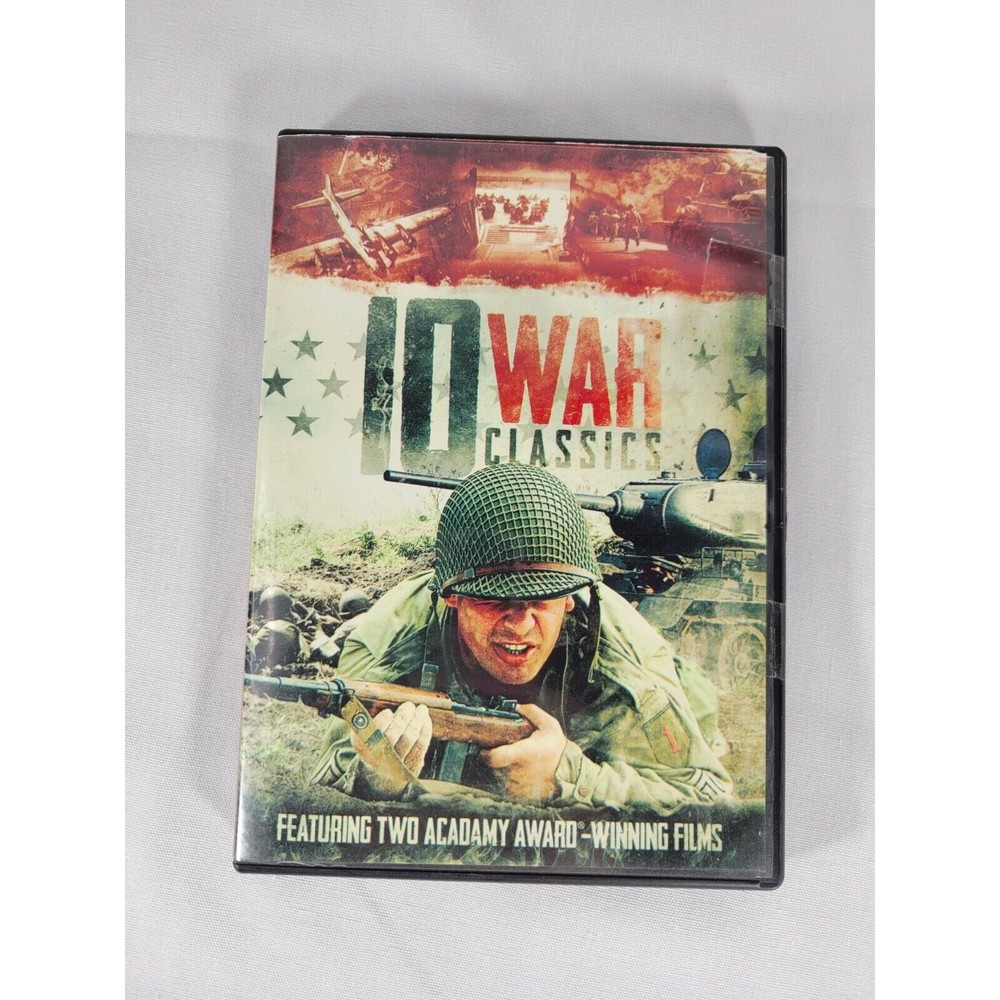 10 War Classic Movies: Featuring Two Academy Award winners‎ 2 disc set